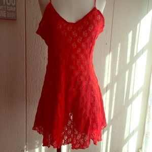 Lingerie -red lace